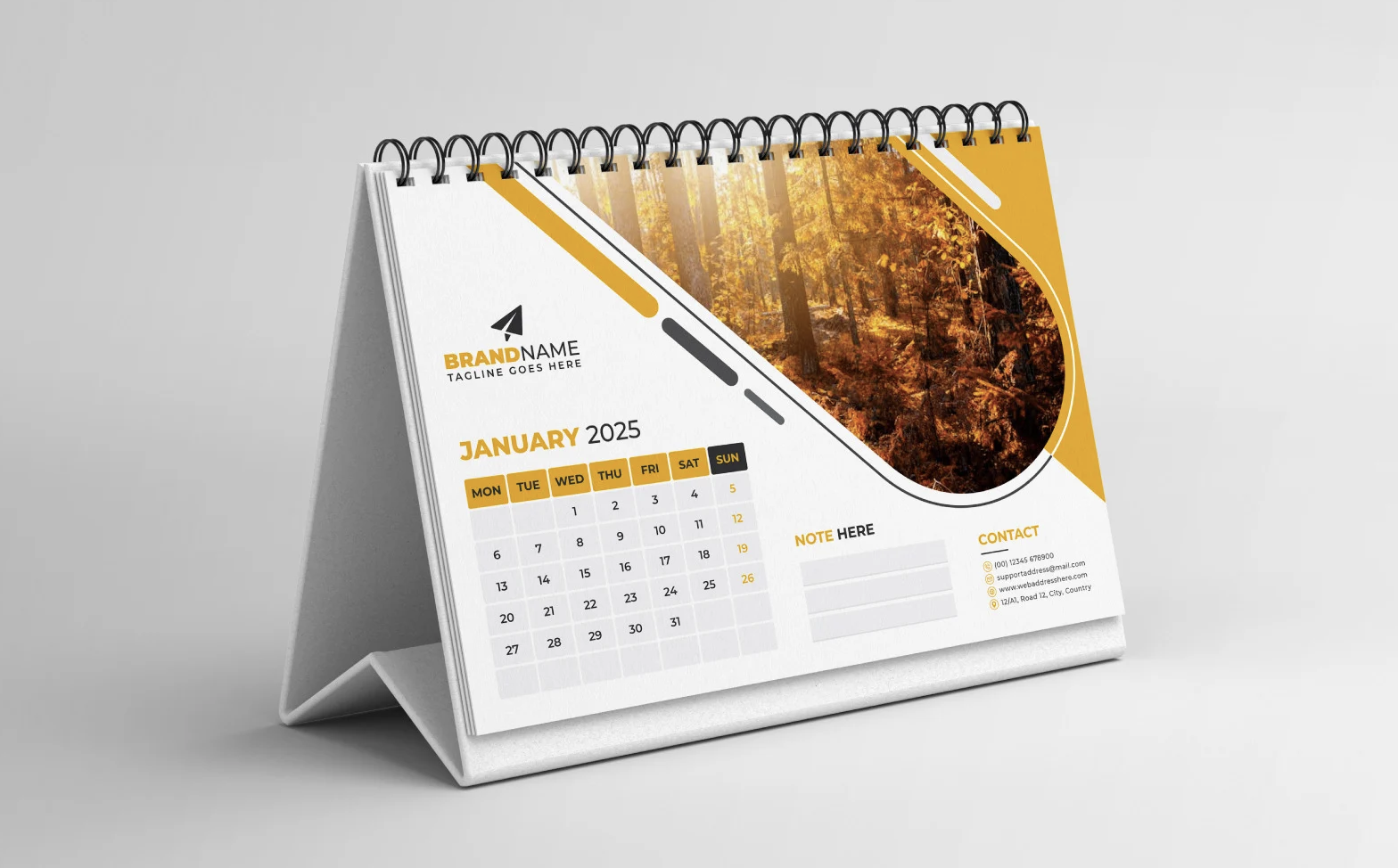 Picture of a calendar